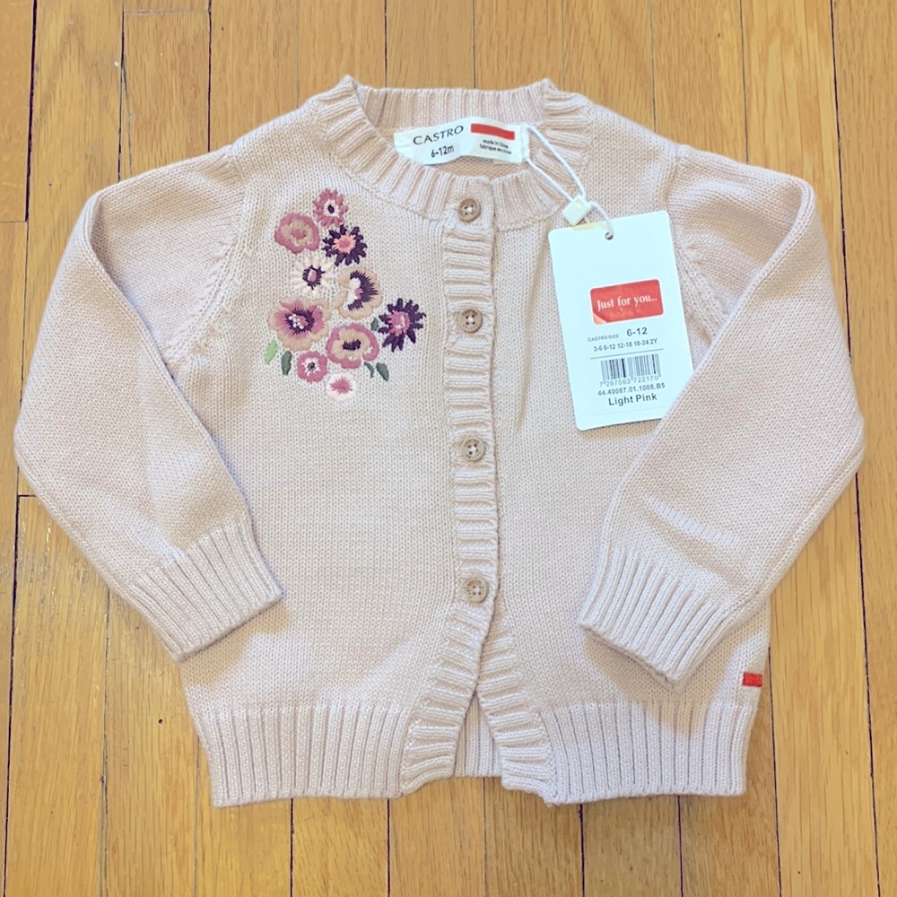 Powder Pink Castro Cardigan